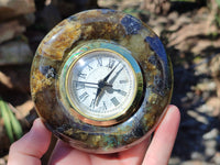 Polished Labradorite Alarm Clocks x 2 From Tulear, Madagascar - Toprock Gemstones and Minerals