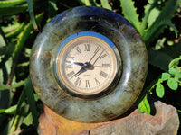 Polished Labradorite and Snakeskin Jasper Alarm Clocks x 2 From Tulear, Madagascar - Toprock Gemstones and Minerals