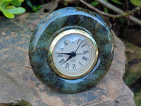 Polished Labradorite and Snakeskin Jasper Alarm Clocks x 2 From Tulear, Madagascar - Toprock Gemstones and Minerals