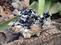 Natural Schorl Black Tourmaline with Smokey Quartz x 12 From Erongo, Namibia - Toprock Gemstones and Minerals