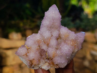 Natural Hematoid and Amethyst Spirit Quartz Clusters x 2 From South Africa - Toprock Gemstones and Minerals