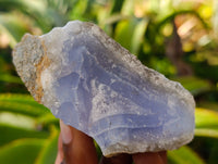 Natural Blue Lace Agate Geode Specimens x 24 From Nsanje, Malawi - Toprock Gemstones and Minerals
