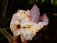 Natural Ametrine and Amethyst Spirit Quartz Clusters x 6 From South Africa - Toprock Gemstones and Minerals