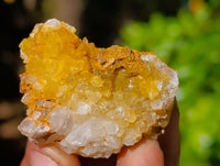 Natural Purple Amethyst and Golden Limonite Single Quartz Crystals x 3.19 Kg Lot From Zambia - Toprock Gemstones and Minerals