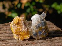 Natural Purple Amethyst and Golden Limonite Single Quartz Crystals x 3.19 Kg Lot From Zambia - Toprock Gemstones and Minerals