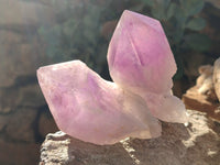 Natural Jacaranda Amethyst Quartz Cluster x 6 From Mumbwa, Zambia - Toprock Gemstones and Minerals