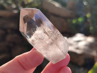 Polished Mixed Inclusion Quartz Crystals Including Citrine x 6 from Madagascar - Toprock Gemstones and Minerals