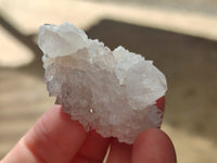 Natural Single White Cactus Flower Spirit Quartz Crystals x 35 From South Africa - Toprock Gemstones and Minerals