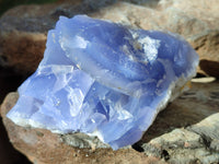 Natural Blue Lace Agate Geodes x 5 From Nsanje, Malawi - Toprock Gemstones and Minerals