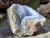 Natural Blue Lace Agate Geodes x 5 From Nsanje, Malawi - Toprock Gemstones and Minerals