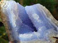 Natural Blue Lace Agate Geodes x 5 From Nsanje, Malawi - Toprock Gemstones and Minerals