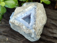 Natural Blue Lace Agate Geodes x 5 From Nsanje, Malawi - Toprock Gemstones and Minerals