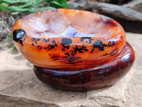 Polished Carnelian Bowls x 2 From Madagascar - Toprock Gemstones and Minerals