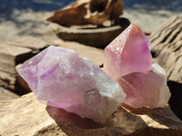 Natural Jacaranda Amethyst Quartz Crystals x 6 From Mumbwa, Zambia - Toprock Gemstones and Minerals