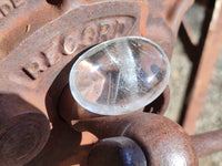 Polished Quartz Galet-Palm Stones x 20 From Madagascar - Toprock Gemstones and Minerals