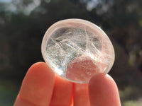 Polished Quartz Galet-Palm Stones x 20 From Madagascar - Toprock Gemstones and Minerals