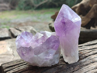 Natural Jacaranda Amethyst Quartz Clusters x 6 From Mumbwa, Zambia - Toprock Gemstones and Minerals