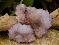 Natural Amethyst Spirit Quartz Clusters x 3 From Boekenhouthoek, South Africa - Toprock Gemstones and Minerals