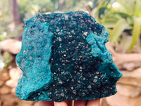 Natural Dioptase with Shattuckite On Dolomite Specimens x 3 From Likasi, Congo - Toprock Gemstones and Minerals