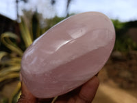 Polished Rose Quartz Standing Free Forms x 3 From Ambatondrazaka, Madagascar - Toprock Gemstones and Minerals