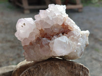 Natural Cactus Flower Amethyst Spirit Quartz Clusters x 4 From South Africa - Toprock Gemstones and Minerals