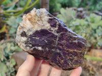Natural Metallic Purpurite Cobbed Specimens x 3 From Erongo, Namibia - Toprock Gemstones and Minerals