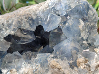 Natural Celestite Geode Specimens x 1 From Sakoany, Madagascar - Toprock Gemstones and Minerals