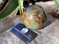 Polished Chrysoprase and Green Opal Spheres x 5 From Madagascar - Toprock Gemstones and Minerals