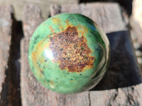 Polished Chrysoprase and Green Opal Spheres x 5 From Madagascar - Toprock Gemstones and Minerals