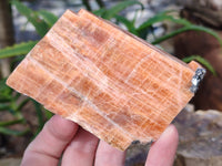 Natural Rhombohedral Sunset Orange Calcite Specimens x 6 From Spitzkop, Namibia - Toprock Gemstones and Minerals