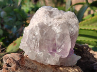 Natural Jacaranda Amethyst Quartz Cluster x 3 From Mumbwa, Zambia - Toprock Gemstones and Minerals