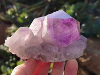 Natural Jacaranda Amethyst Quartz Cluster x 3 From Mumbwa, Zambia - Toprock Gemstones and Minerals