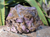 Natural Metallic Purpurite Cobbed Specimens x 3 From Erongo, Namibia - Toprock Gemstones and Minerals