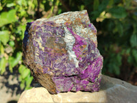 Natural Metallic Purpurite Cobbed Specimens x 3 From Erongo, Namibia - Toprock Gemstones and Minerals