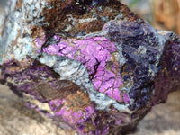 Natural Metallic Purpurite Cobbed Specimens x 3 From Erongo, Namibia - Toprock Gemstones and Minerals