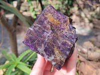Natural Metallic Purpurite Cobbed Specimens x 3 From Erongo, Namibia - Toprock Gemstones and Minerals