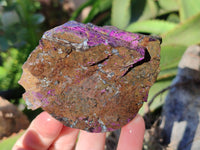 Natural Metallic Purpurite Cobbed Specimens x 6 From Erongo, Namibia - Toprock Gemstones and Minerals