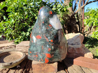 Polished Exceptional Extra Large AA Grade Bloodstone Display Piece x 1 From Swaziland - Toprock Gemstones and Minerals