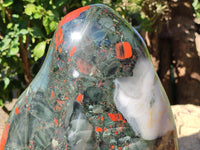 Polished Exceptional Extra Large AA Grade Bloodstone Display Piece x 1 From Swaziland - Toprock Gemstones and Minerals