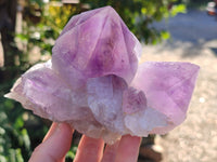 Natural Jacaranda Amethyst Quartz Cluster x 3 From Mumbwa, Zambia - Toprock Gemstones and Minerals
