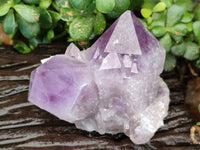 Natural Jacaranda Amethyst Quartz Cluster x 3 From Mumbwa, Zambia - Toprock Gemstones and Minerals
