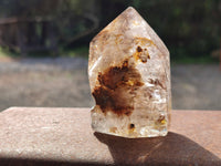 Polished Clear, Smokey and Specular Hematite Inclusion Quartz Crystals x 3 From Madagascar - Toprock Gemstones and Minerals