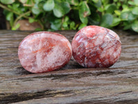 Polished Red Hematoid Quartz Palm Stones x 20 From Ambatondrazaka, Madagascar - Toprock Gemstones and Minerals