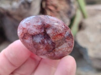 Polished Red Hematoid Quartz Palm Stones x 20 From Ambatondrazaka, Madagascar - Toprock Gemstones and Minerals