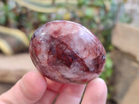 Polished Red Hematoid Quartz Palm Stones x 20 From Ambatondrazaka, Madagascar - Toprock Gemstones and Minerals