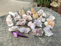 Natural Lilac and Ametrine Spirit Quartz Clusters x 20 From South Africa - Toprock Gemstones and Minerals