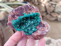 Natural Dioptase On Dolomite Specimens x 3 From Likasi, Congo - Toprock Gemstones and Minerals