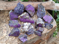 Natural Metallic Purpurite Cobbed Specimens x 17 From Erongo, Namibia - Toprock Gemstones and Minerals