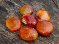 Polished Small Carnelian Gallets Perfect For Creatives x 82 From Madagascar - Toprock Gemstones and Minerals
