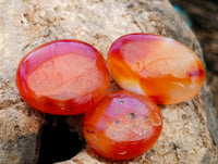 Polished Small Carnelian Gallets Perfect For Creatives x 82 From Madagascar - Toprock Gemstones and Minerals